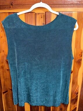Coldwater Creek Teal Crewneck Tank